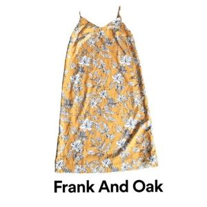 ✴️🇨🇦⚜️Frank And Oak XS Yellow White Lily Dress XS LIKE NEW🇨🇦⚜️✴️